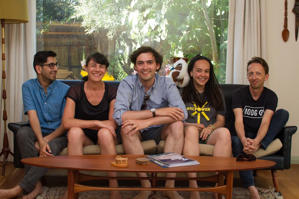 Our team: Vim, Marianne, Rick, (Franklin), Laura and Eliot (not pictured, Ann)